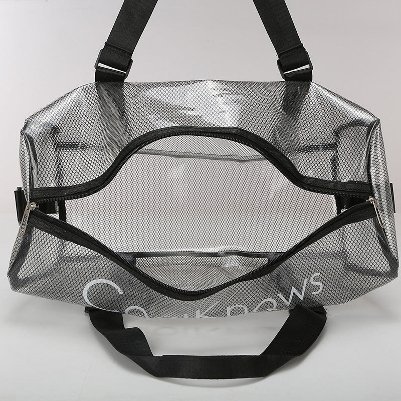Transparente Mesh Sport Duffel Bag Karnz