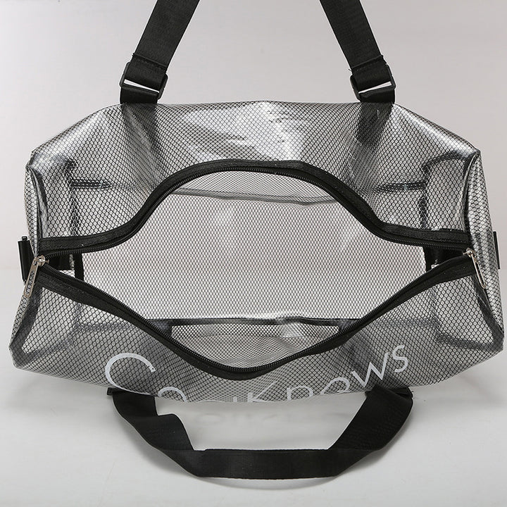 Transparente Mesh Sport Duffel Bag Karnz