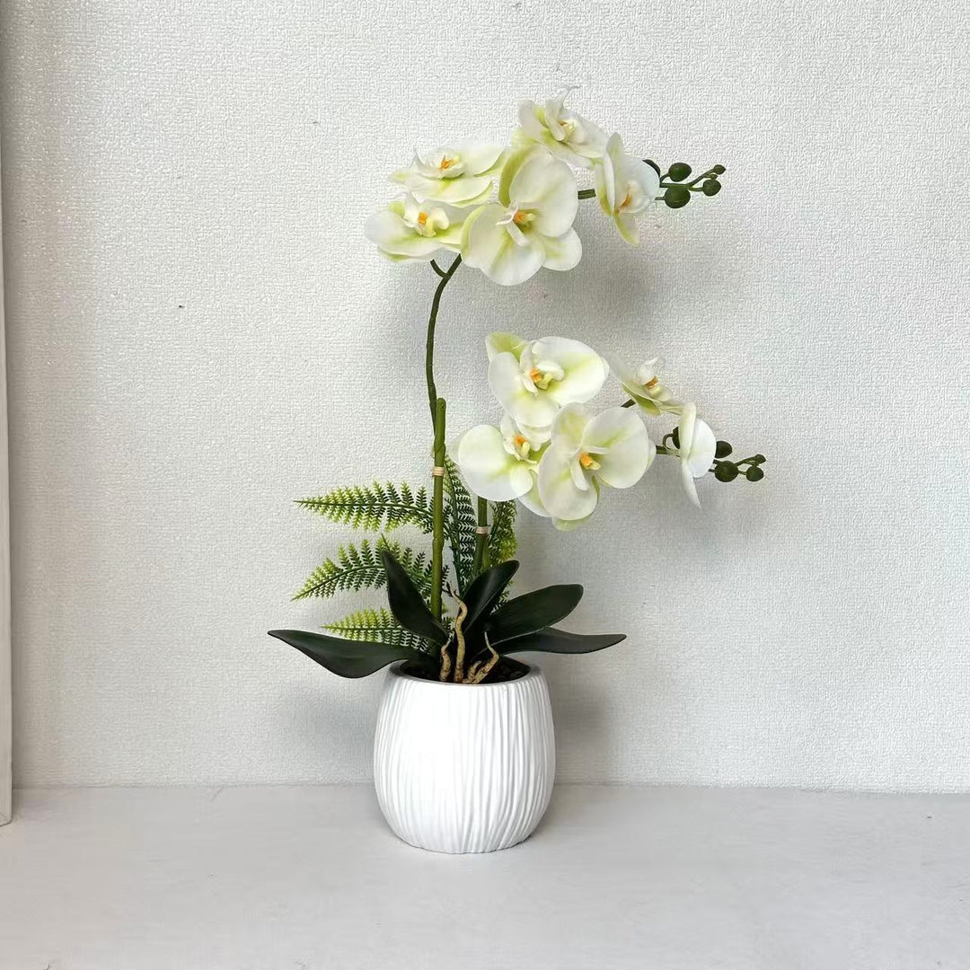 Faux Orchideenpflanzenarrangement für die Wohnkultur