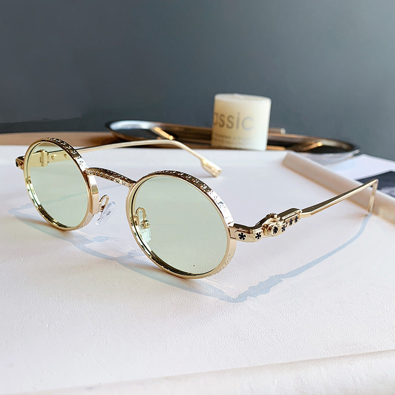 Damen Elegante Sonnenbrille mit filigranen Details Karnz