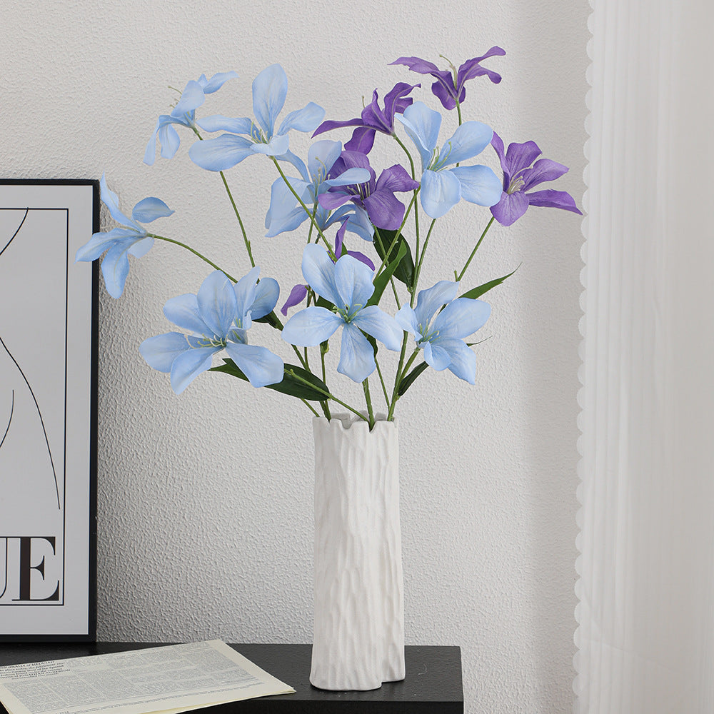 Künstlicher Orchideenblütenzweig mit filigranen Blüten Karnz