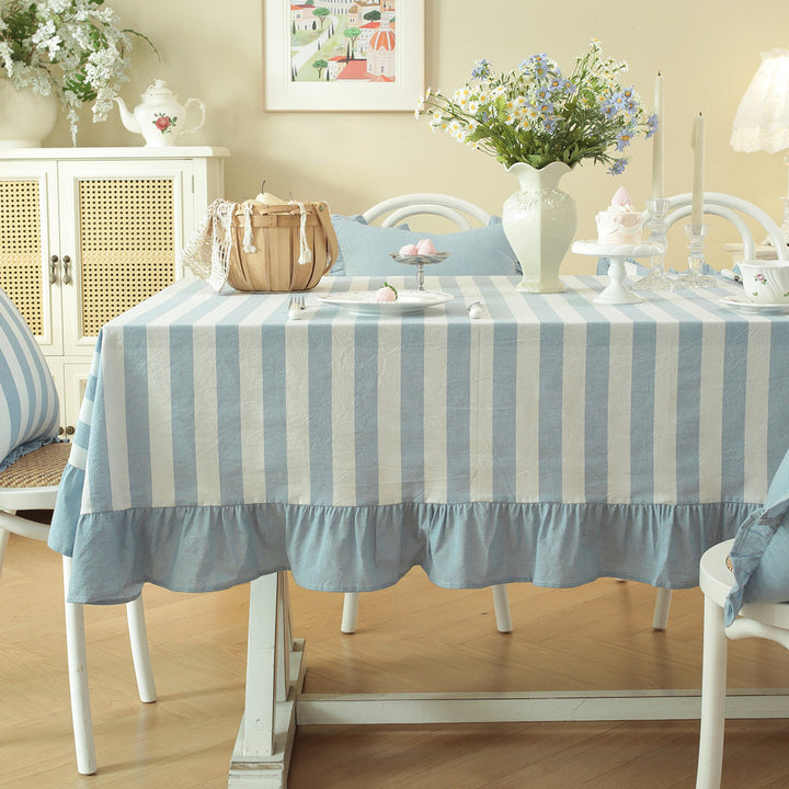 Ruffled Gestreifte Tischdecke
