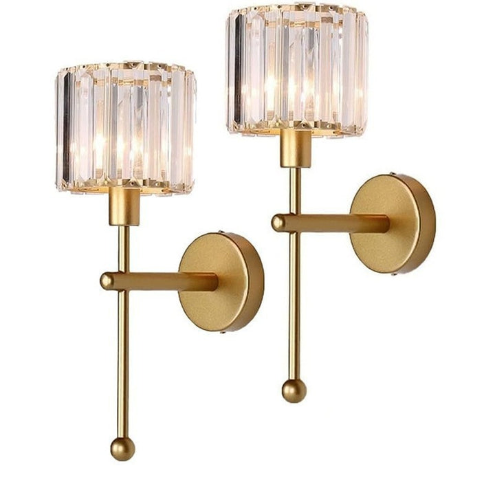 Elegante Kristall Wandlampe