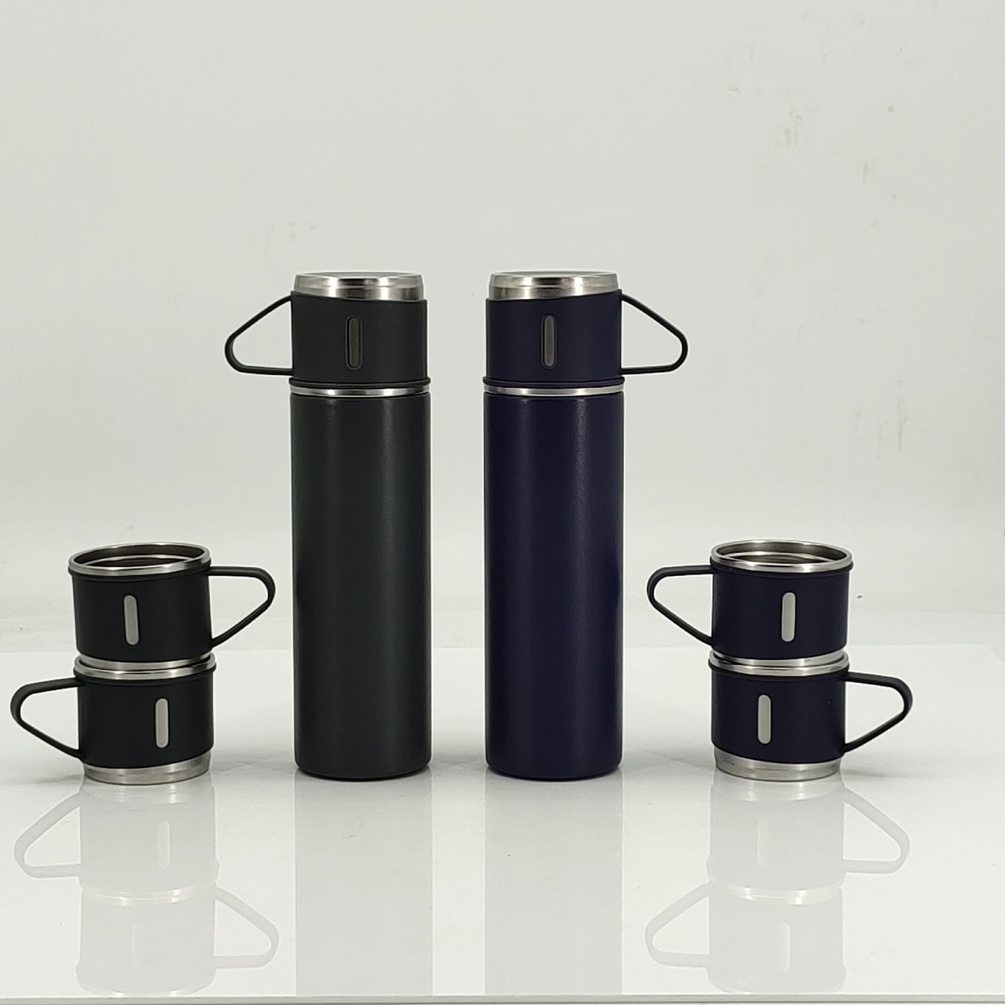 Damen Isolierflasche mit integrierten Tassen Karnz
