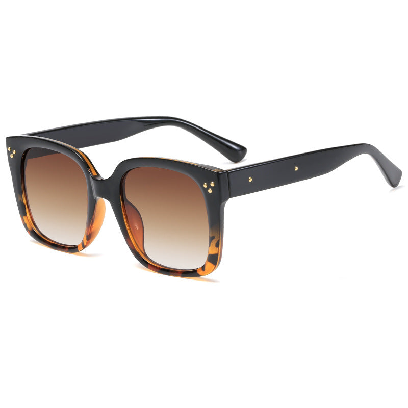 Damen quadratische Sonnenbrille mit innovativem Rahmen und UV-Schutz Karnz