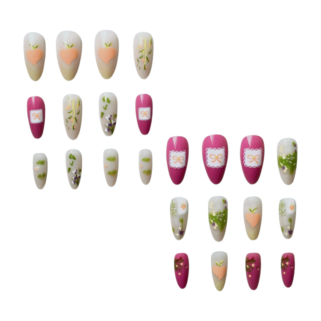 Künstlerisches Floral Nail Art Design Set