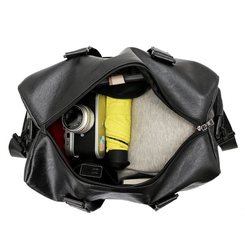Stylische Kunstleder Reisetasche Karnz