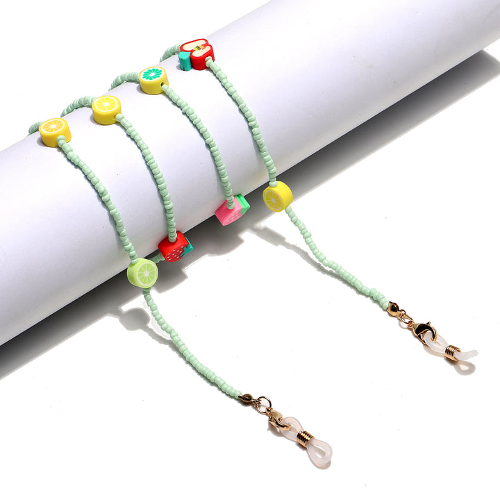 Bunte Obst-Themen Brillen-Kette Karnz