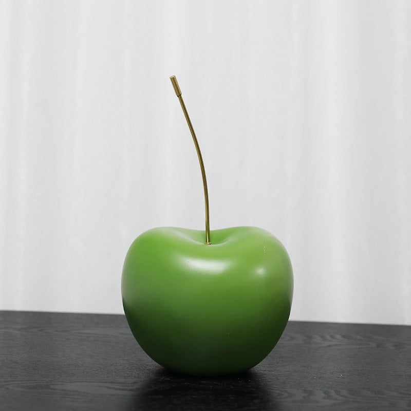Dekorative grüne Apfel Skulptur