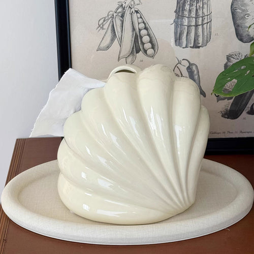 Dekorative muschelförmige Keramik