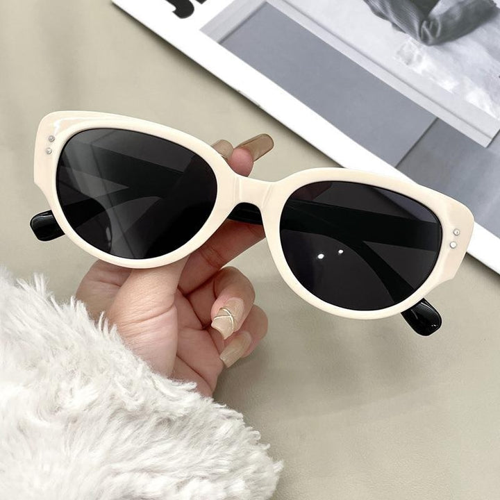 Elegante Cat-Eye Sonnenbrille Karnz