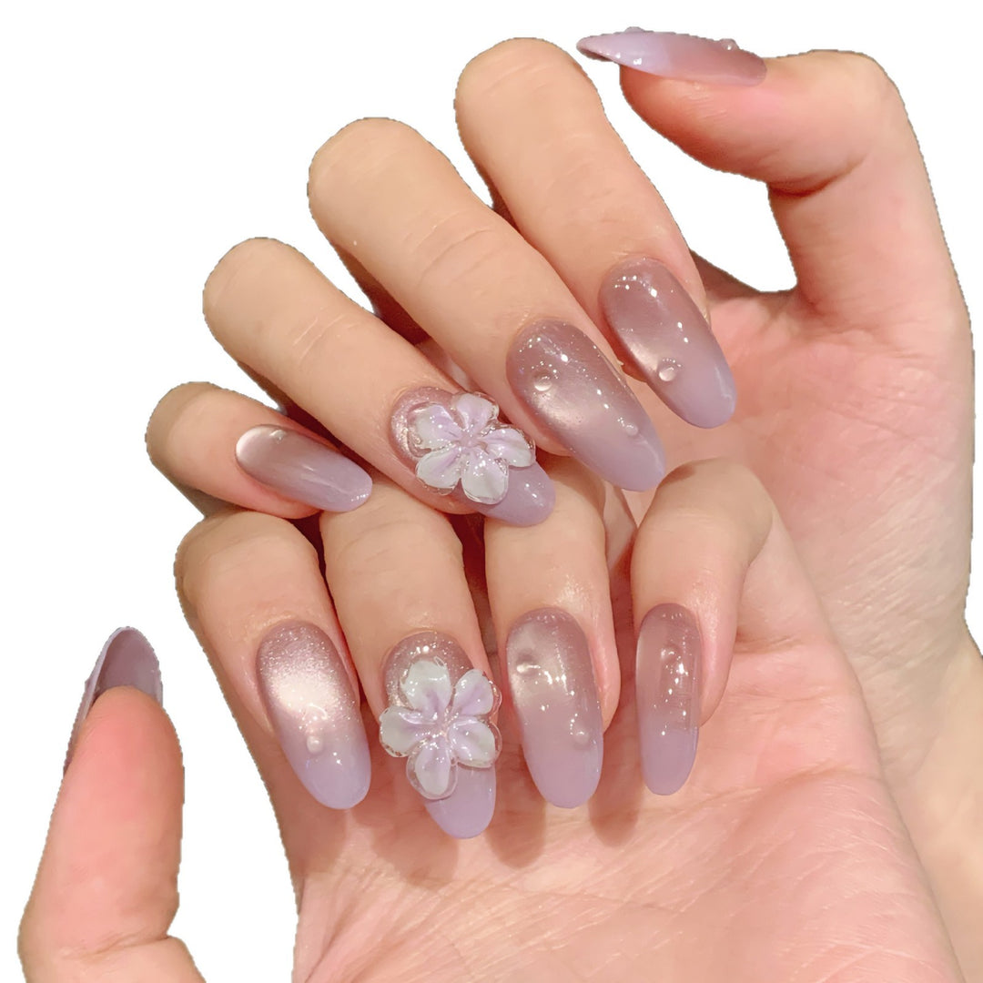 Blumenschnippel-Press-On-Nagelset 1791773887