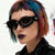 Damen extravagante Mode-Sonnenbrille mit einzigartigem Spikes-Design Karnz