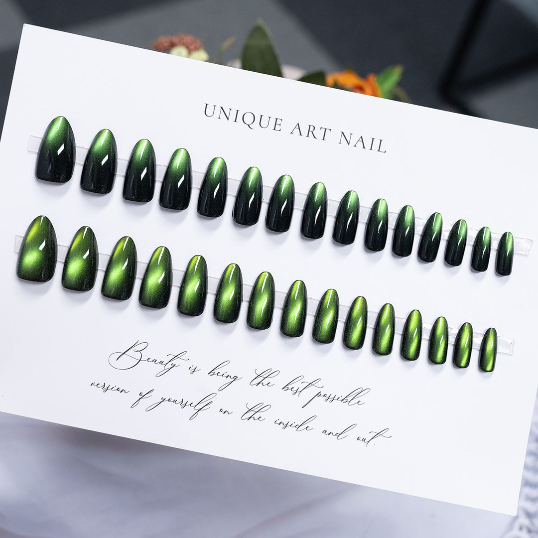 Premium Glossy Press-On Nail Set