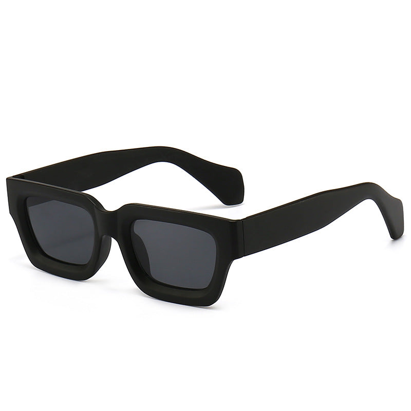 Damen trendige Sonnenbrille mit robustem und transparentem Rahmen Karnz