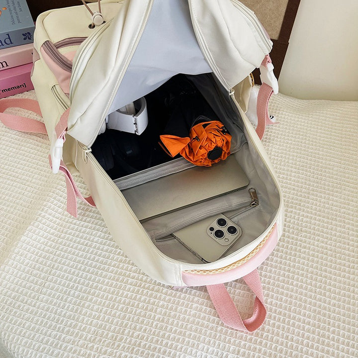 Verspielter Mehrfachtaschen-Rucksack Karnz
