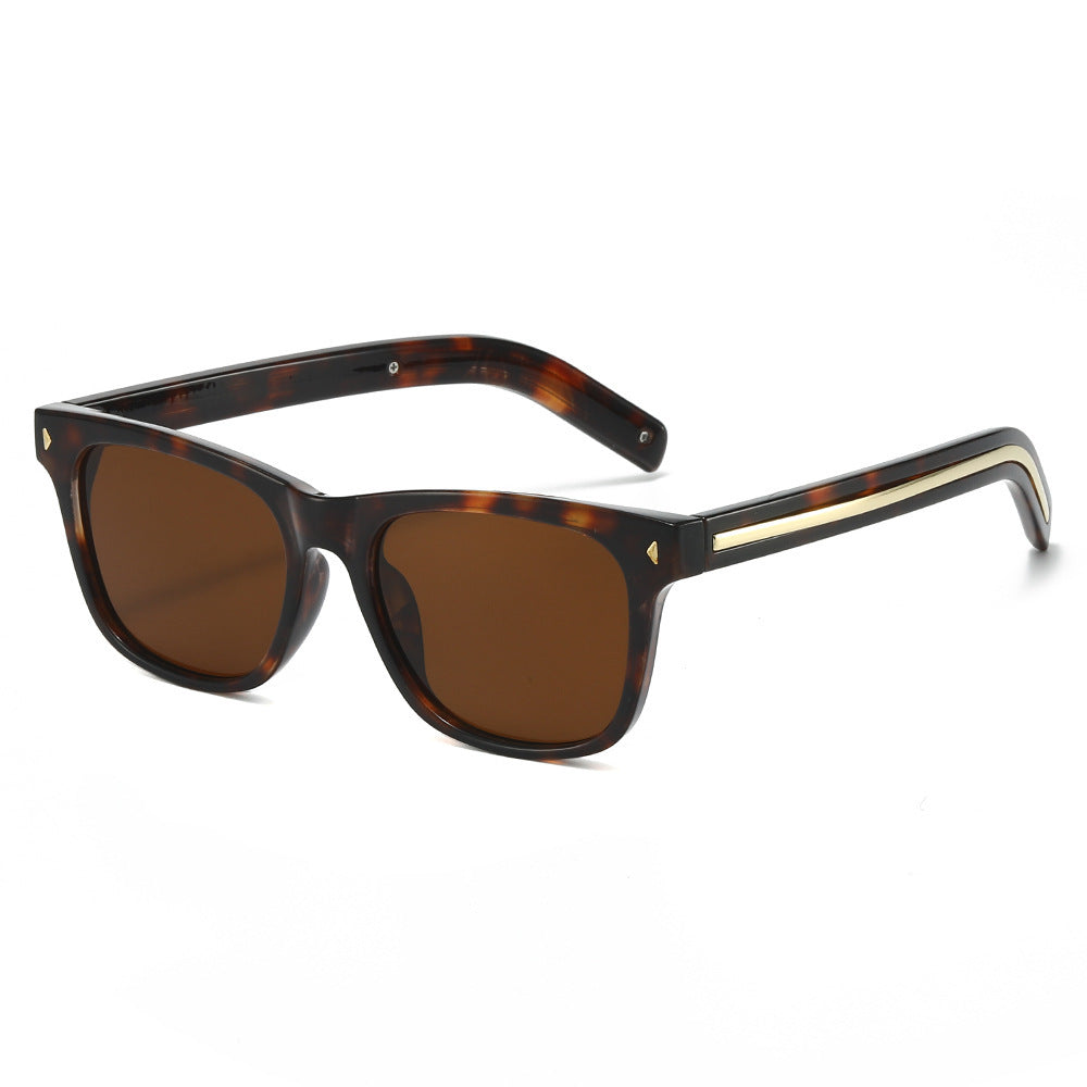 Retro-inspirierte Flachrahmen-Sonnenbrille Karnz