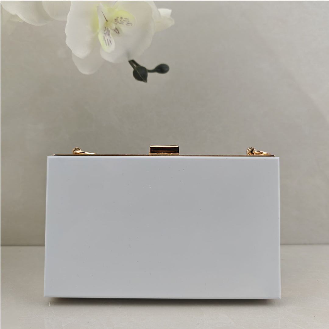 Elegante Acryl Box Clutch