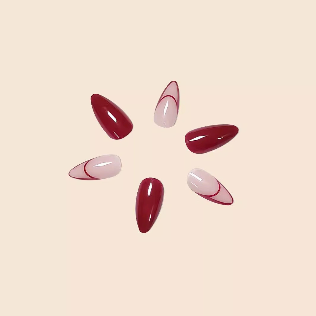 Künstlerische Lange Stiletto Nagelverlängerungen