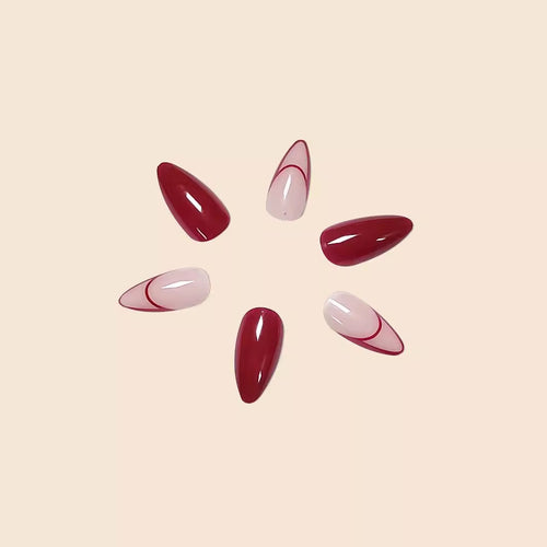 Künstlerische Lange Stiletto Nagelverlängerungen