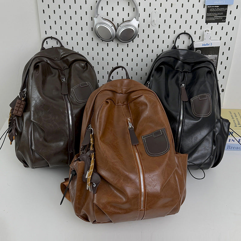 Eleganter Leder-Rucksack Karnz