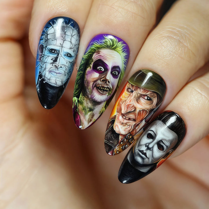 Kreative Halloween Kunstnägel Set Karnz