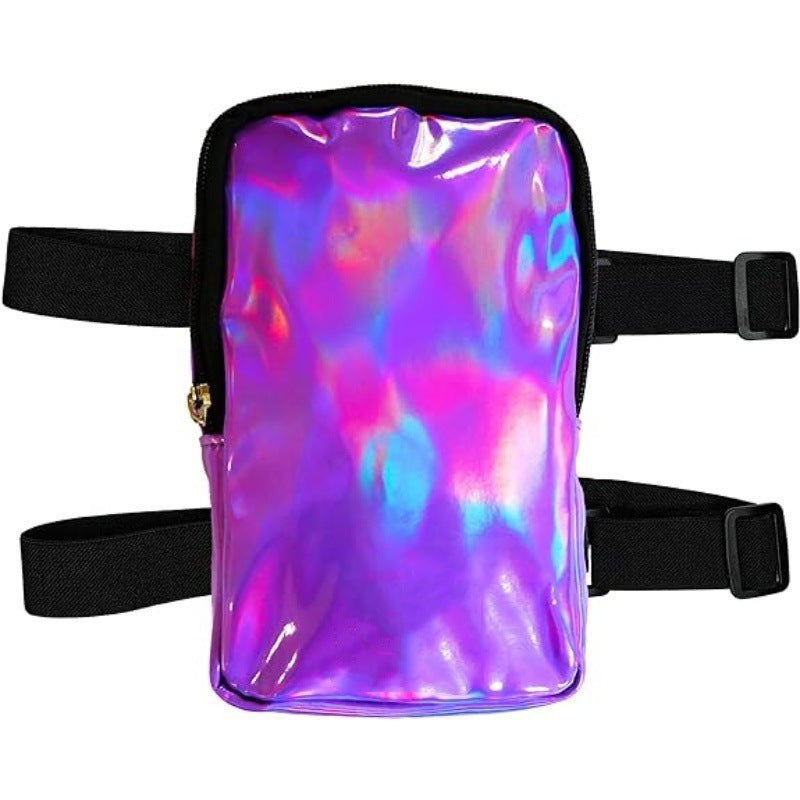 Eleganter Metallischer Rucksack Karnz