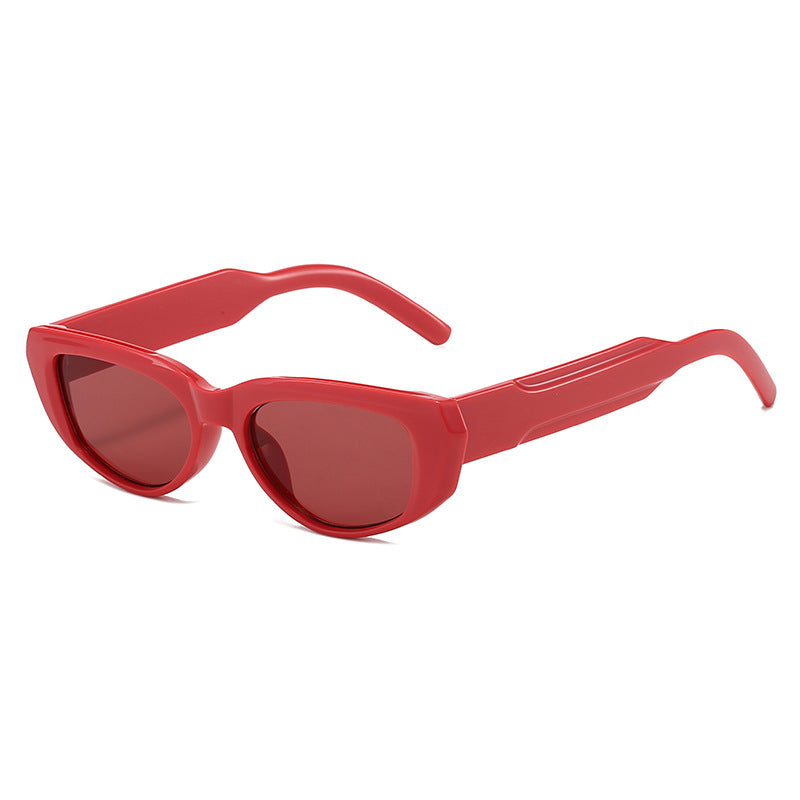 Damen modische Sonnenbrille im Cat-Eye-Stil mit extravaganter Silhouette Karnz