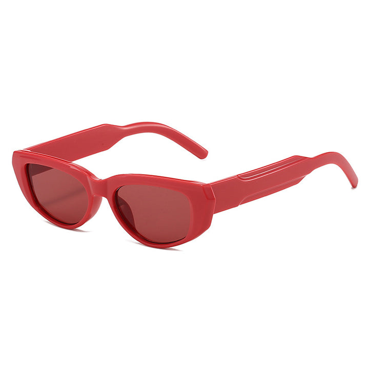 Damen modische Sonnenbrille im Cat-Eye-Stil mit extravaganter Silhouette Karnz