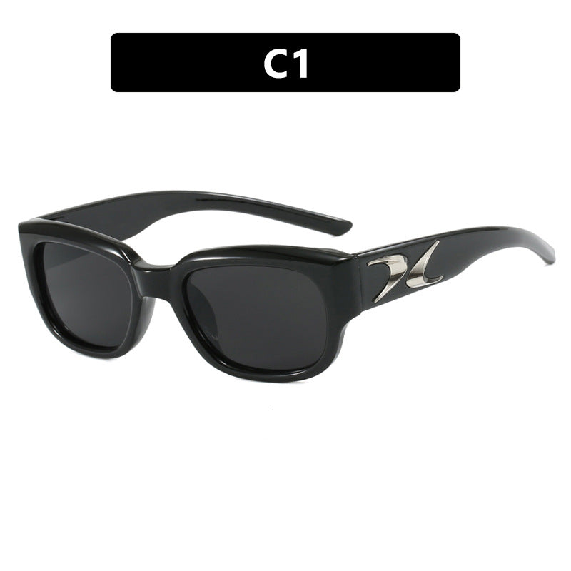 Damen stylische Sonnenbrille mit robustem Rahmen und UV-Schutz Karnz
