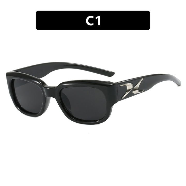 Damen stylische Sonnenbrille mit robustem Rahmen und UV-Schutz Karnz