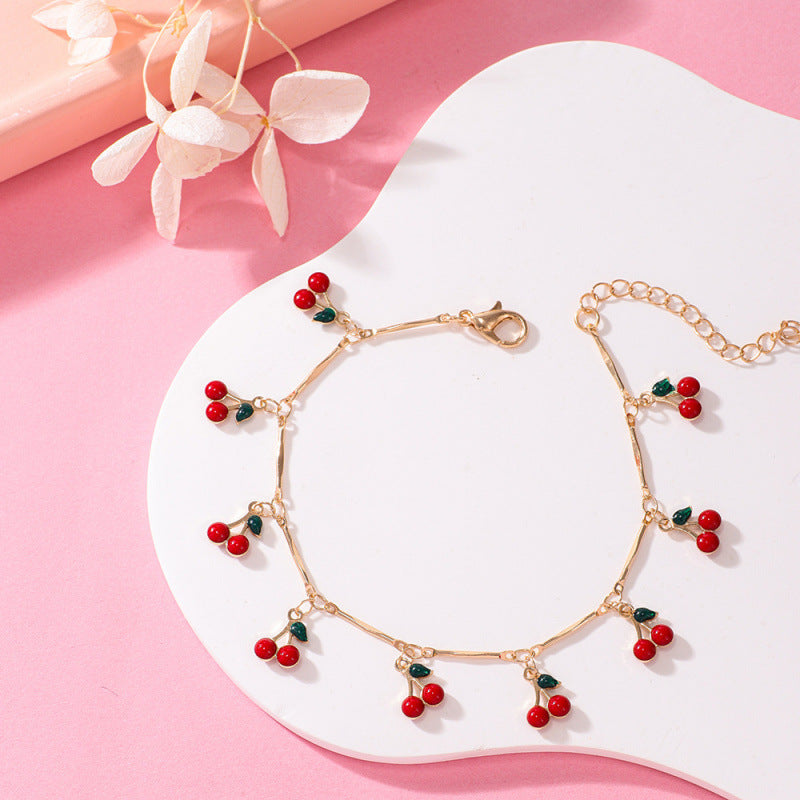 Kirschenblüten Charm-Armband Karnz