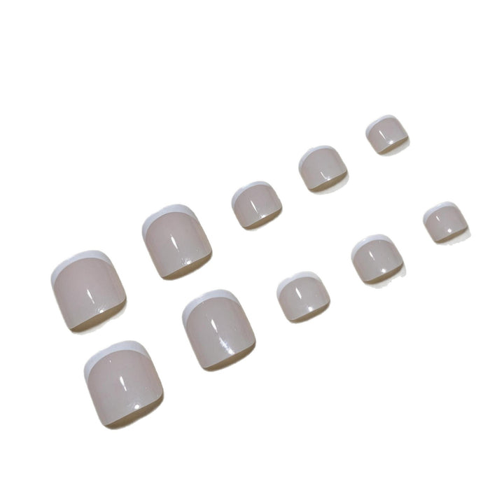 Elegantes Französisches Spitzen-Pedicure-Set Karnz