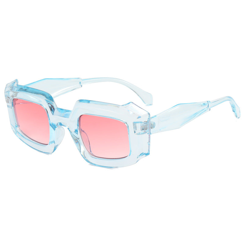 Damen trendige geometrische Sonnenbrille Karnz