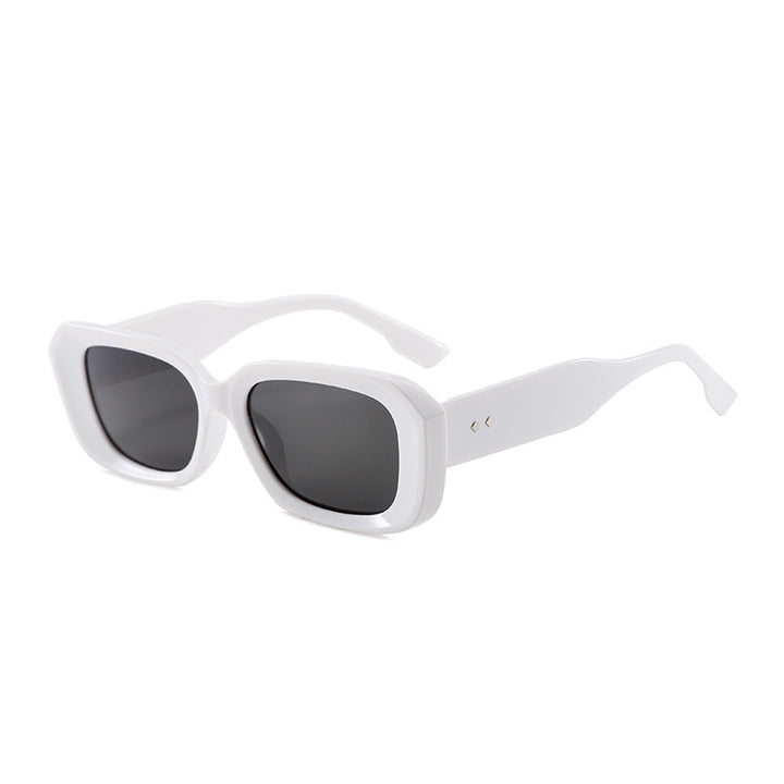 Damen Modische Oversized-Sonnenbrille mit hochwertigem Kunststoffrahmen Karnz