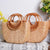 Damen handgefertigte Strandtasche mit geflochtenen Griffen Karnz