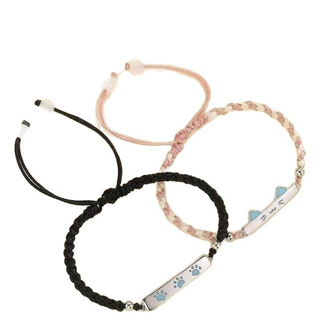 Niedliche Katzen-Themen Charm-Armband Karnz