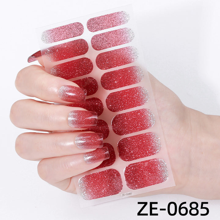 Glitter Ombre Nagelwraps  1790954415