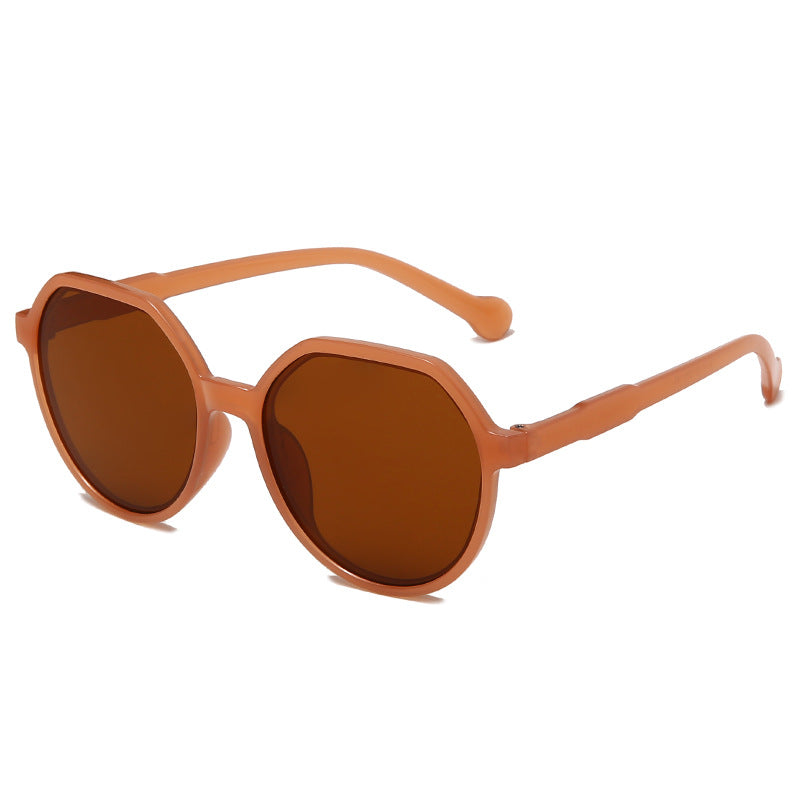 Damen modische Sonnenbrille mit markantem Achteck-Design Karnz