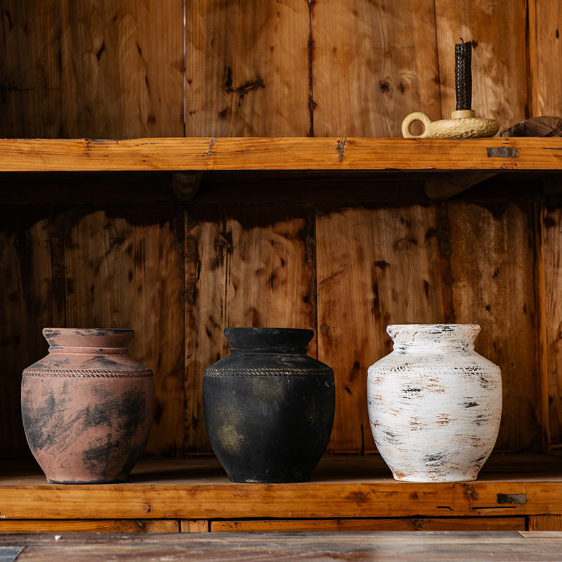 Handgefertigte Tonvase Karnz