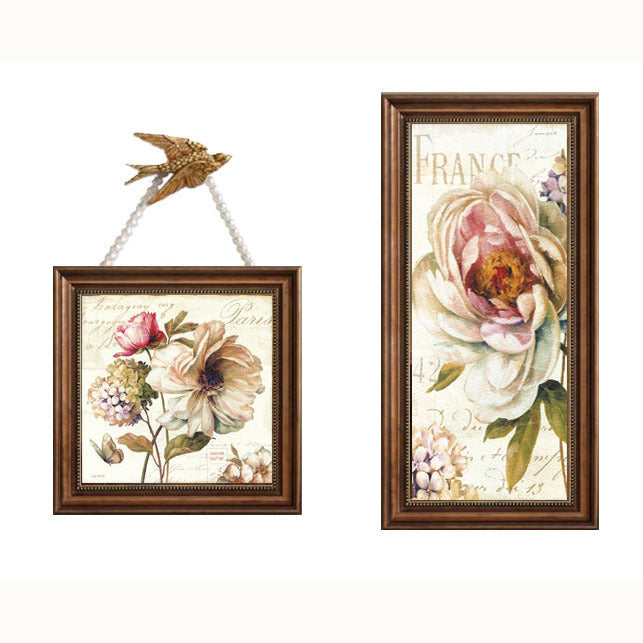 Vintage Blumen Wanddekoration Kollektion