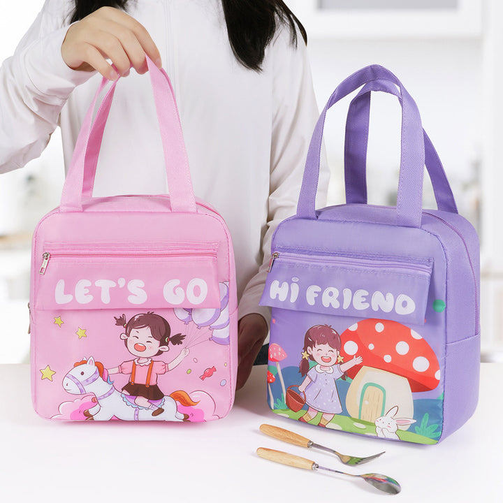 Isolierter Cartoon Lunch Tote Karnz