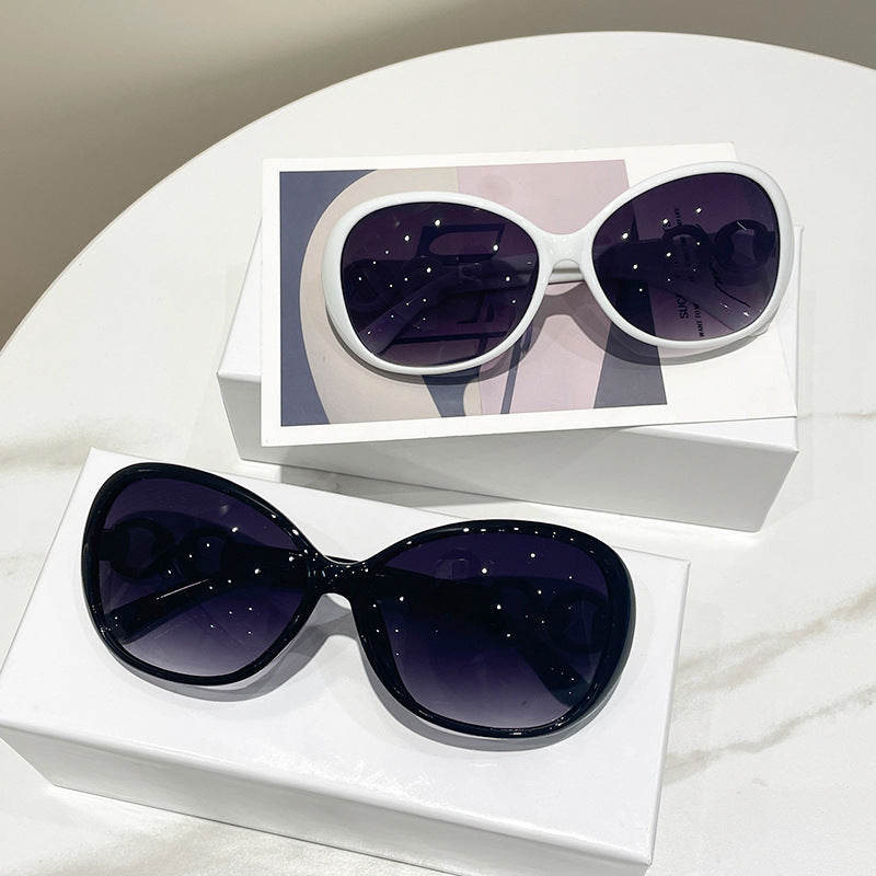 Damen Oversized Sonnenbrille mit UV-Schutz und trendigem Design Karnz
