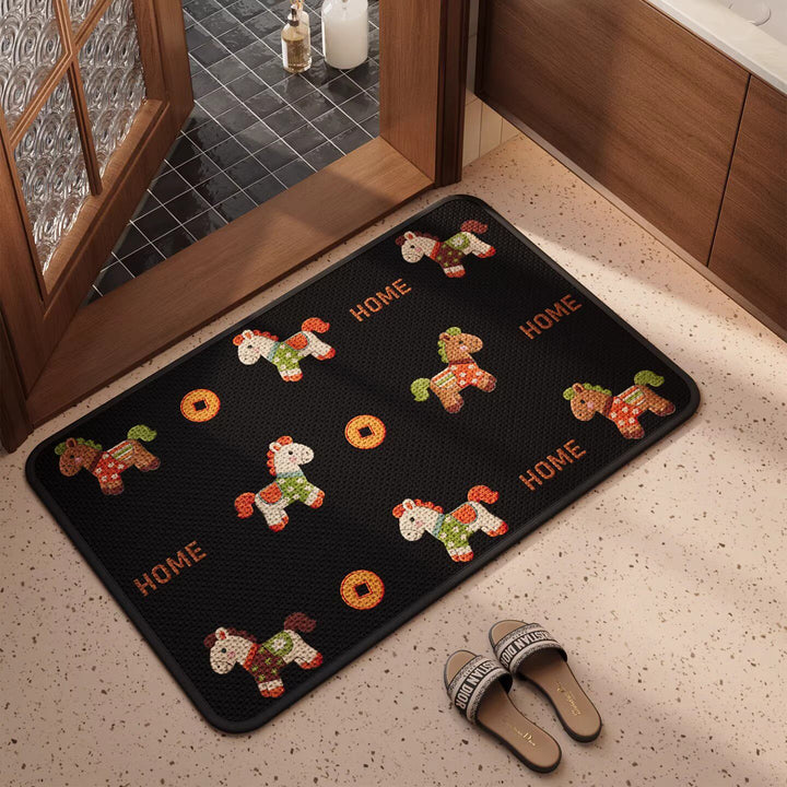 Willkommensmatte mit süßem Hundedesign