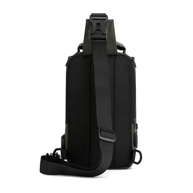 Kompakte Multi-Taschen Sling-Rucksack Karnz