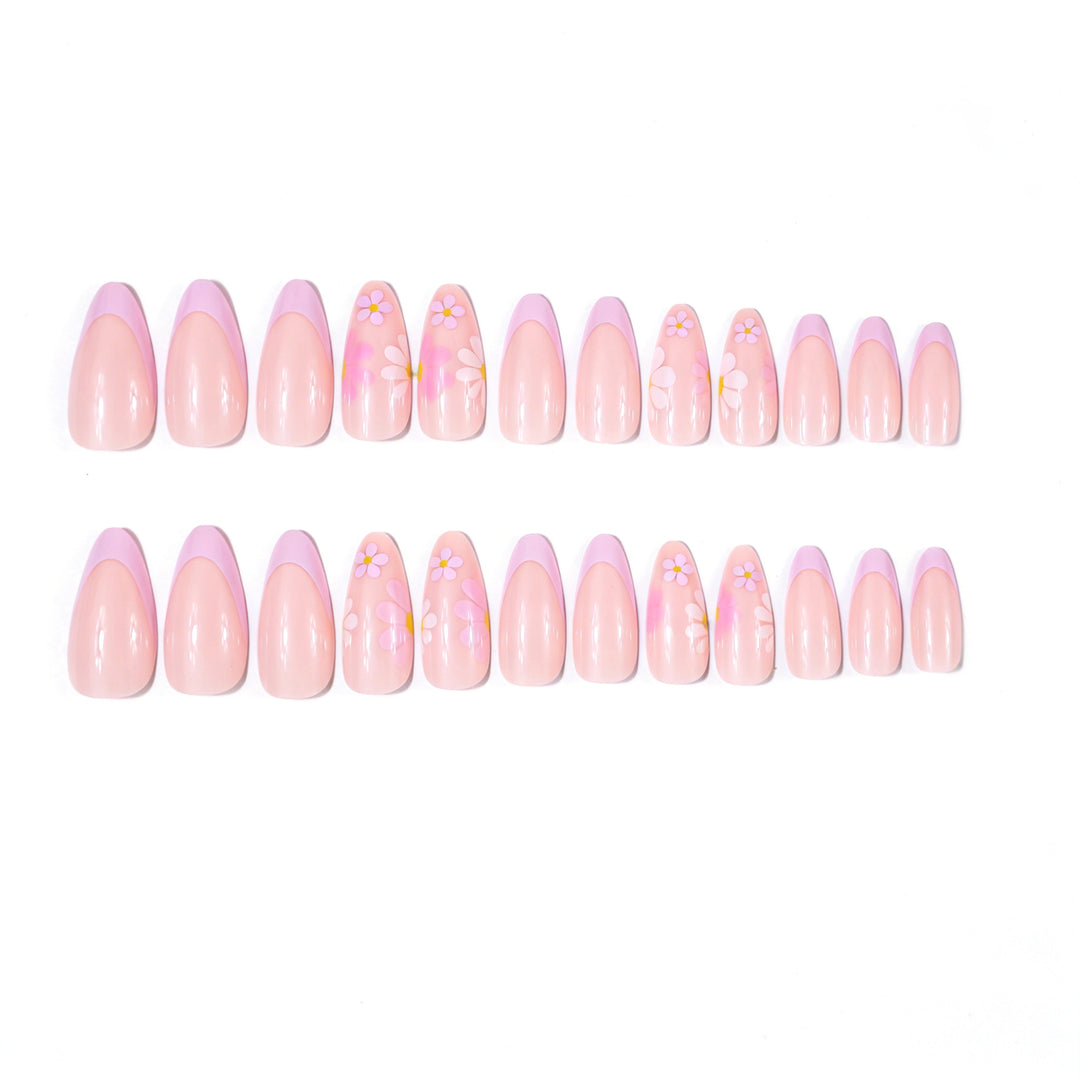 Künstlerisches Florales Nageldesign-Kit Karnz