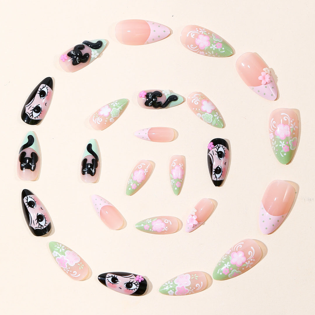 Künstlerischer Charakter Nagelkunst Karnz