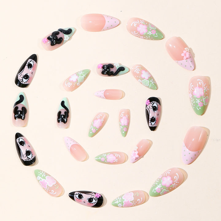 Künstlerischer Charakter Nagelkunst Karnz