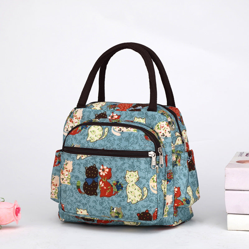 Katmuster isolierte Lunch-Tasche Karnz