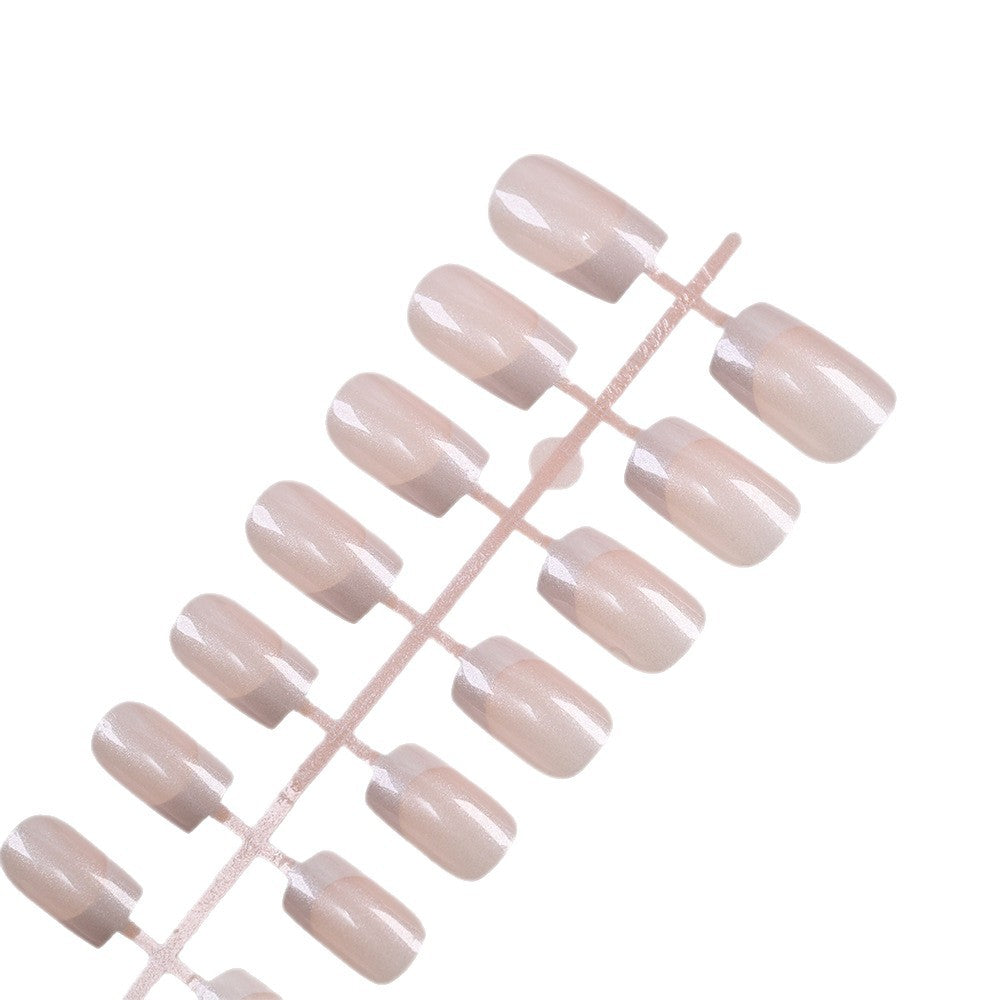 Elegante Französische Spitzenkünstliche Nägel Karnz